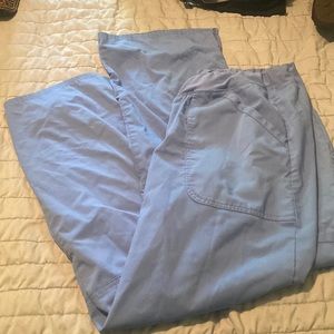 Cherokee scrub bottoms lt blue size lg/petite